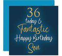 Fantastic 36th Birthday Cards for Son, 36 Today & Fantastic