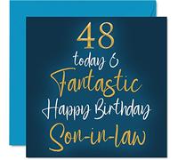 Fantastic 48th Birthday Cards for Son-in-law, 48 Today & Fantastic