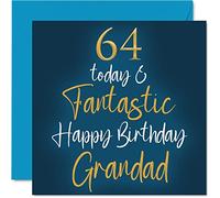 Fantastic 64th Birthday Cards for Grandad, 64 Today & Fantastic