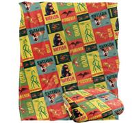 Fantastic Beasts Collage Blanket Multicoloured (One Size)