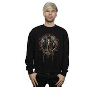 FANTASTIC BEASTS Men's Tina, Newt & Leta Sweatshirt in Black | Size: Small FANTASTIC BEASTS Black S