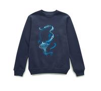 FANTASTIC BEASTS Official Newt Silhouette Sweatshirt - Navy | Size: Large FANTASTIC BEASTS Navy L