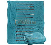 FANTASTIC BEASTS The Secrets of Dumbledore Blanket, 152 x 127 cm Wands Silky Touch Super Soft Throw Blanket
