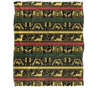 Fantastic Beasts The Secrets of Dumbledore Brazil Pattern Silky Touch Super Soft Throw Blanket 152 X 127 cm