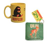 Fantastic Beasts The Secrets of Dumbledore Gift Set with Mug, Coaster and Keyring in Presentation Gift Box - Official Merchandise