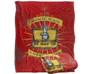 Fantastic Beasts Trunk Blanket Multicoloured (One Size)