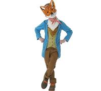 Fantastic Boys Mr Fox with Mask Book Day W nimal Fancy Dress Costume Outfit Age 3-8 Years (3-4 Years)
