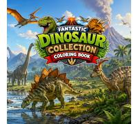 Fantastic Dinosaur Collection Coloring Book: A Fun and Educational Dinosaur Coloring Book Featuring Tyrannosaurus Rex, Triceratops, Stegosaurus, ... Prehistoric Creatures for Kids Ages 4-10