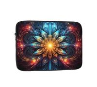 Fantastic Flowers Patterned 15 inch Portable Laptop Bag - Perfect for Business, Travel, School, Office Shockproof Laptop Inner Pocket