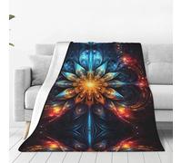 Fantastic Flowers Ultra-Soft Flannel Blanket - One Blanket for Home, Travel, and The Outdoors - 50"x40"