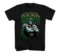 Fantastic Four Doctor Doom Marvel Comics Adult T-Shirt Black