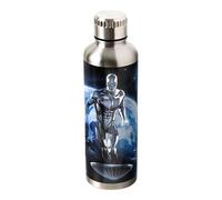 Paladone Surfer 500ml Metal Water Bottle, Silver
