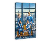 Fantastic Four Movie Poster Canvas Poster Bedroom Decor Landscape Office Room Decor Gift 08x12inch(20x30cm)