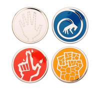 The Fantastic Four: First Steps Symbols Enamel Pin Set