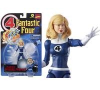 Marvel Hasbro Legends Series Retro Fantastic Four Marvel's Invisible Woman 6-inch Action Figure Toy, Includes 3 Accessories, Black