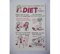 Fantastic Funny WHY Being ON A Diet is FABBO Birthday Greeting Card