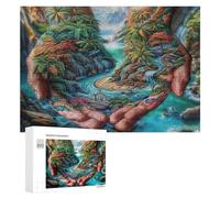 Fantastic Hands 300Pc Jigsaw Puzzles Adults KidsJigsaws Weekend DIY Activity Parent-Child Bonding Vibrant Design Perfect Festival Gift 300 PCS