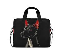 Fantastic Mermaid Laptop Sleeve Case Polyester Laptop Storage Bag crossbody messenger bag for Laptop Computer with Strap Handle, 13 14 15.6 inch