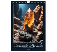 Fantastic minerals - Mysterious treasures UK-Version (Wall Calendar 2026 DIN A4 Portrait), CALVENDO 12 Month Wall Calendar
