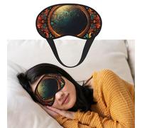 Fantastic Mirror Sleep Mask for Women Men Blackout Eye Masks for Sleeping Blindfold Sleep Mask Side Sleeper Eye Cover for Meditation Light Blocking Travel Essentials