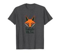 Fantastic Mr. Fox: Clever Woodland Creature Art T-Shirt, Men, Dark Heather Grey, XL
