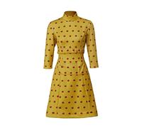 Fantastic Mr Fox Cosplay Mrs Fox Costume Dress (S, Yellow)