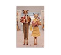 Fantastic Mr Fox Posters Aesthetic Vintage Wall Art Canvas Poster Decorative Painting Living Room Bed Room Decor 12x18inch(30x45cm) Unframe-style-15