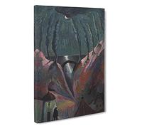 Fantastic Night By Marianne Von Werefkin Canvas Print | Gallery Wrapped 30mm Frame Wall Art | 30x20 inches | Ready to Hang | Classic Picture | Living Room Bedroom Lounge Office