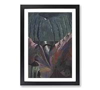 Fantastic Night by Marianne Von Werefkin Framed Print | A2 Black Framed Wall Art | Ready to Hang | Modern Nature Picture | Living Room Bedroom Lounge Office