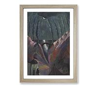 Fantastic Night by Marianne Von Werefkin Framed Print | A2 Oak Framed Wall Art | Ready to Hang | Modern Nature Picture | Living Room Bedroom Lounge Office