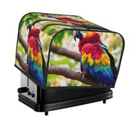 Fantastic Parrot Feather 1 Print 4-Slice Toaster Cover Dustproof Waterproof Kitchen Appliance Shield Daily Usability