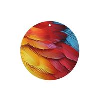 Fantastic Parrot Feather Car Air Fresheners 4 Pcs, Funny Hanging Car Air Fresheners Cute Long Lasting Scented Mirror Hanging Decoration Ornaments Gift Interior Decor Accessories For Men Women