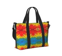 Fantastic Parrot Feather Print Women Men Travel Hand Bag Lightweight Foldable Camping Daily Use Outdoor Activities