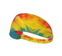 Fantastic Parrot Feather Printing Double-Sided,Unisex Elastic Sports Headband,Ideal As A Gift For Sports-Loving Friends,Family