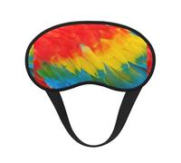Fantastic Parrot Feather Sleep Mask for Side Sleeper, Eye Mask Sleeping for Women Men,for Sleeping with Elastic Band