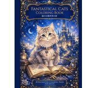 Fantastical Cats Colorong Book: 20 Enchanting Coloring Pages for Adults