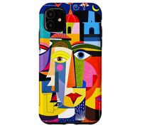 Fantasy Abstract Faces Shapes Case for iPhone 11
