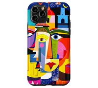 Fantasy Abstract Faces Shapes Case for iPhone 11 Pro