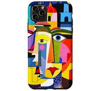 Fantasy Abstract Faces Shapes Case for iPhone 11 Pro Max