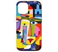 Fantasy Abstract Faces Shapes Case for iPhone 12/12 Pro