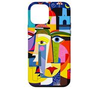Fantasy Abstract Faces Shapes Case for iPhone 12 mini