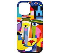Fantasy Abstract Faces Shapes Case for iPhone 12 Pro Max