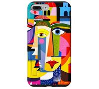 Fantasy Abstract Faces Shapes Case for iPhone 7 Plus/8 Plus