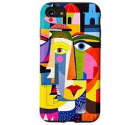 Fantasy Abstract Faces Shapes Case for iPhone SE (2020) / 7 / 8