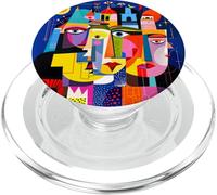 Fantasy Abstract Faces Shapes PopSockets PopGrip for MagSafe