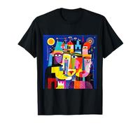 Fantasy Abstract Faces Shapes T-Shirt