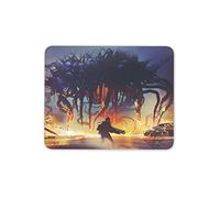 Fantasy Alien Invasion Mouse Mat Pad - Monster Gaming Gamer Computer #14001