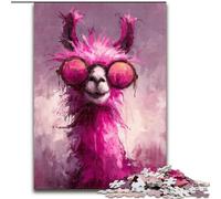 Fantasy Alpaca Jigsaw Puzzles for Adults Teenagers Jigsaws Puzzle, Challenging Game Toys Every Piece Is Unique - Challenging Family Fun Game (50x75cm)