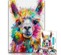 Fantasy Alpaca JigsawPuzzle 1000 Pieces for Teenagers,Challenging Family Activity Games DIY Toy for Home Wall Decor Gifts (38x26cm)