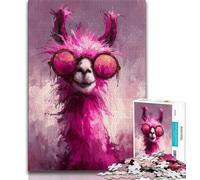 Fantasy Alpaca Puzzles for Teenagers 1000 Pieces,Help The Brain Exercise Addictive Toys to Cultivate Patience Great Gift (75x50cm)